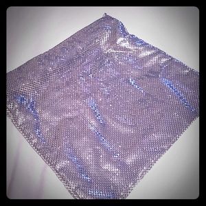 Sparkly metal folding clutch